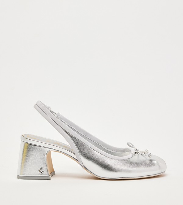 DIANE Block Heel Slingback Pumps