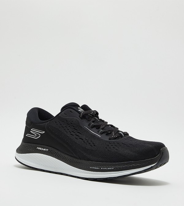 GO RUN PERSISTENCE 2 Logo Detail Knitted Running Shoes