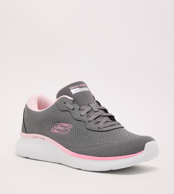 SKECH-LITE PRO Knitted Lace-Up Shoes