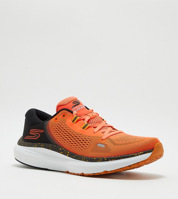 GO RUN PURE 4 Logo Detail Knitted Running Shoes