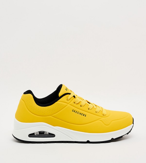 UNO Logo Detail Lace-Up Sneakers