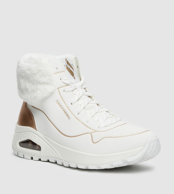 UNO RUGGED Fur Detail Sneakers 