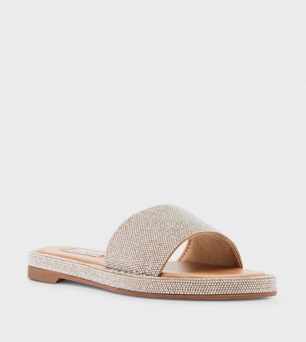 ACHIEVE Embellished Flat Sandals