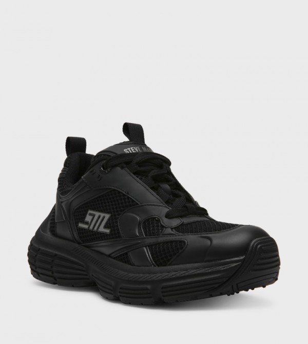 POWER 1 Mesh Detail Lace Up Sneakers