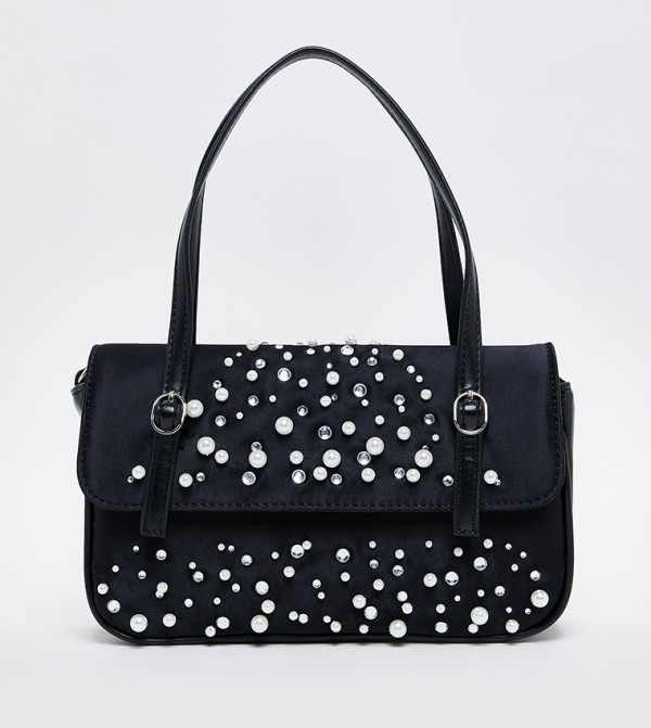 BVIEWZ Embellished Shoulder Bag