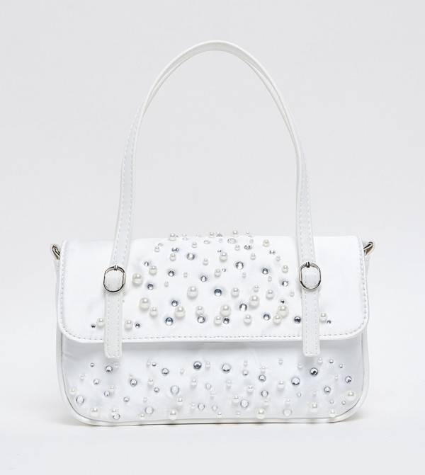 BVIEWZ Embellished Shoulder Bag