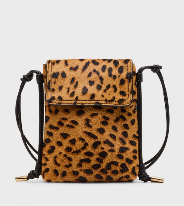 REVE Leopard Print Crossbody Bag