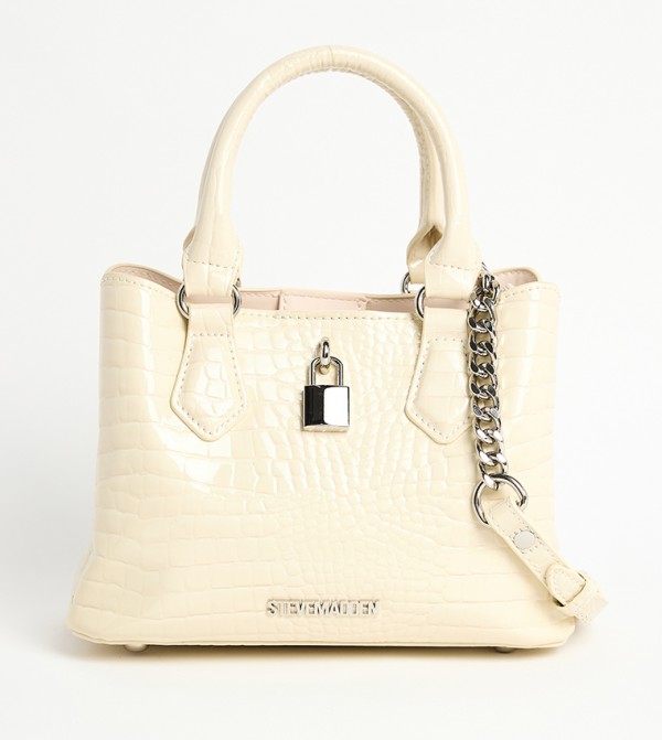Textured Satchel Bag