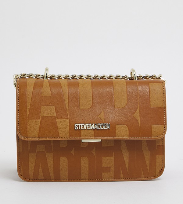 BSPELL-E Logo Detail Flap Crossbody Bag