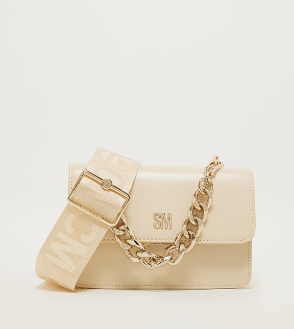 BZEN Metal Accent Crossbody Bag