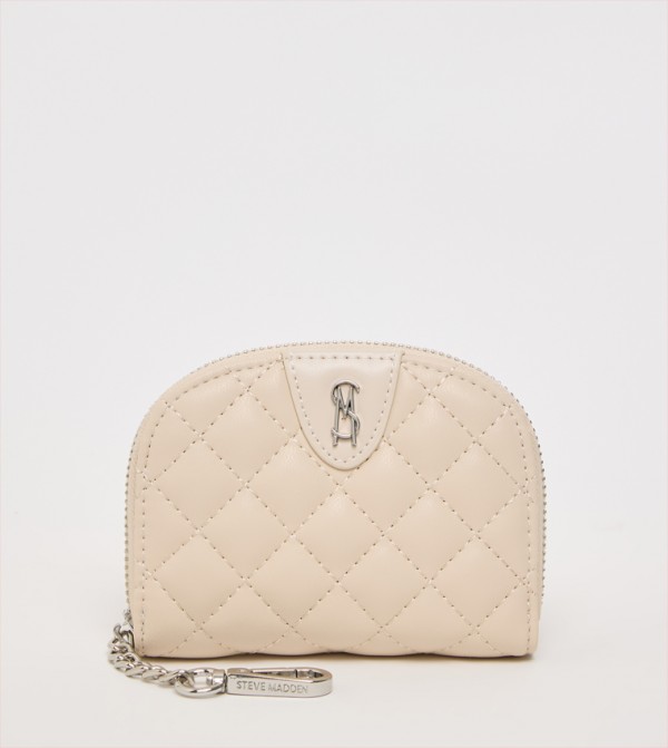 BCLEFF Quilted Zip-Around Wallet