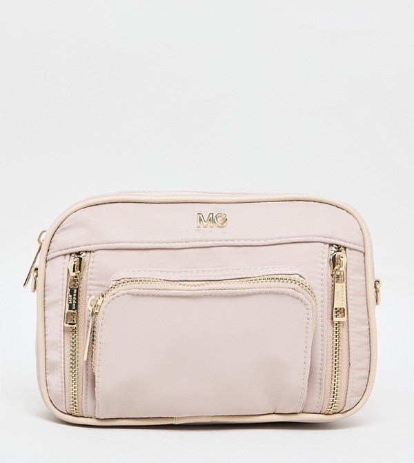 Logo Detail Crossbody Bag with Pouch