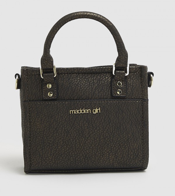 Logo Detail Top Handle Bag