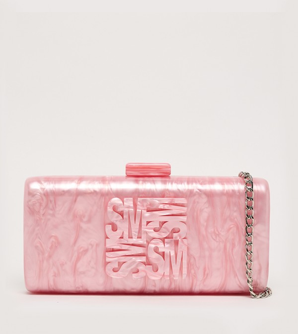BLILLA Monogram Detail Marble Clutch