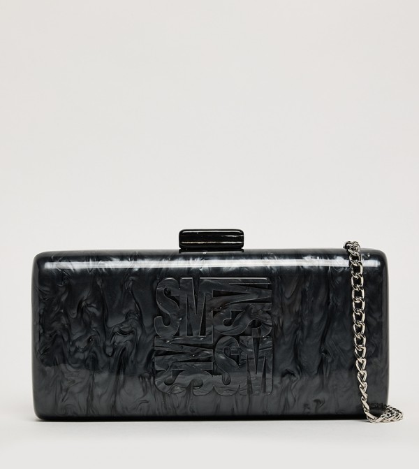 BLILLA Monogram Detail Marble Clutch