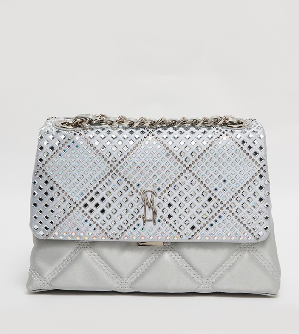 BADALIND Embellished Flap Shoulder Bag