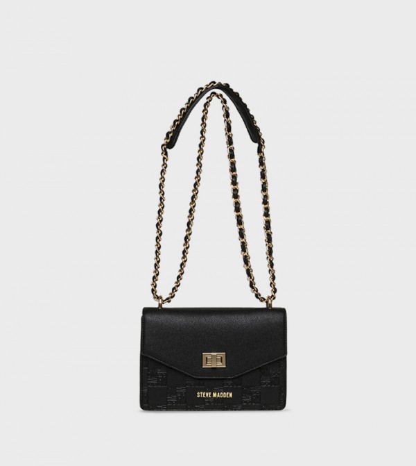BAMARA-2 Logo Debossed Convertible Crossbody Bag
