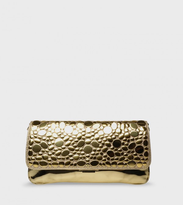 BARMOR Textured Clutch Bag
