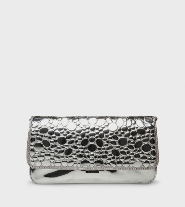 BARMOR Textured Clutch Bag