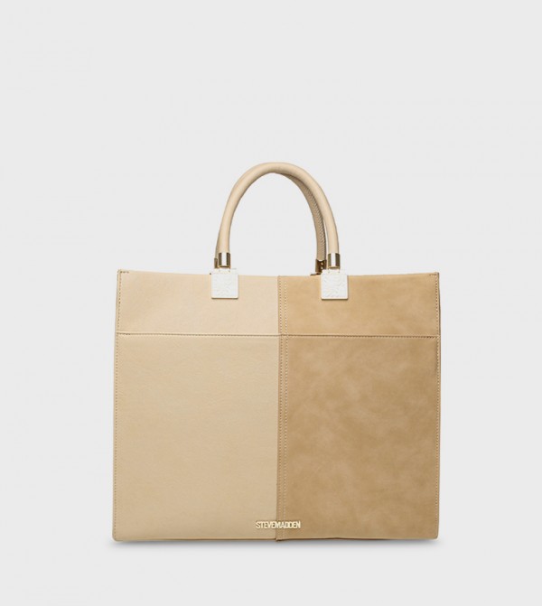 BCHLOEY Color Block Tote Bag