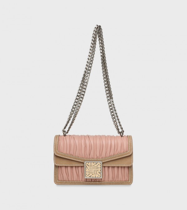 BMYKA Textured Convertible Shoulder Bag
