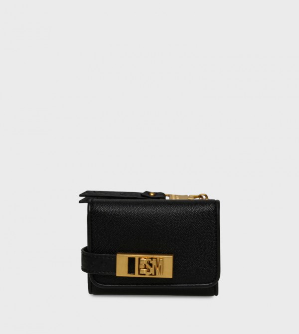 BCADENS Textured Logo Detail Wallet