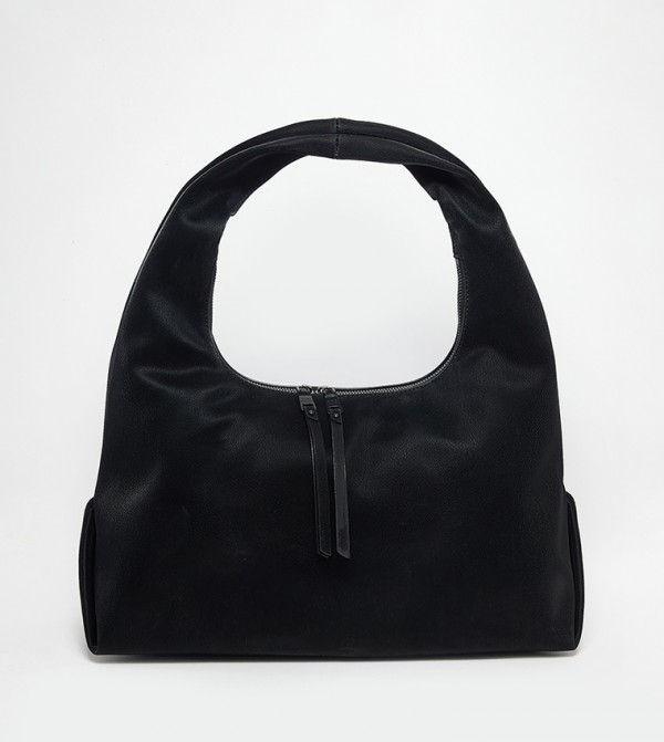 BIVA-V Textured Hobo Bag