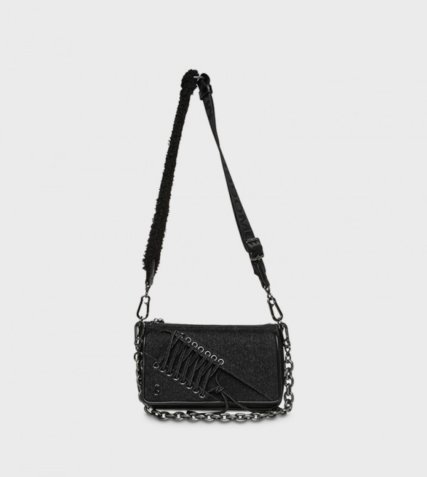 BCHRISSA Lace Detail Crossbody Bag