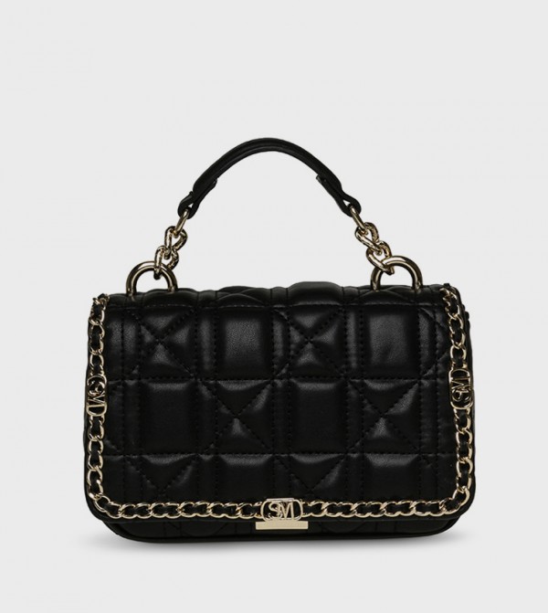 BGRETEL Chain Detail Puffer Top Handle Bag
