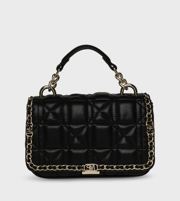 BGRETELT Chain Detail Puffer Top Handle Bag