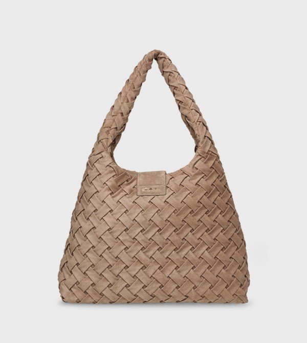 BRHIANON Basket Weave Hobo Bag