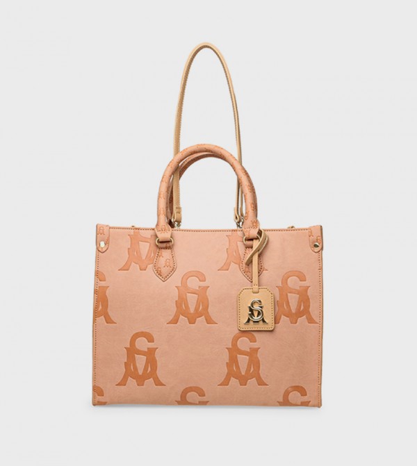 BSTILO-X Logo Detail Tote Bag