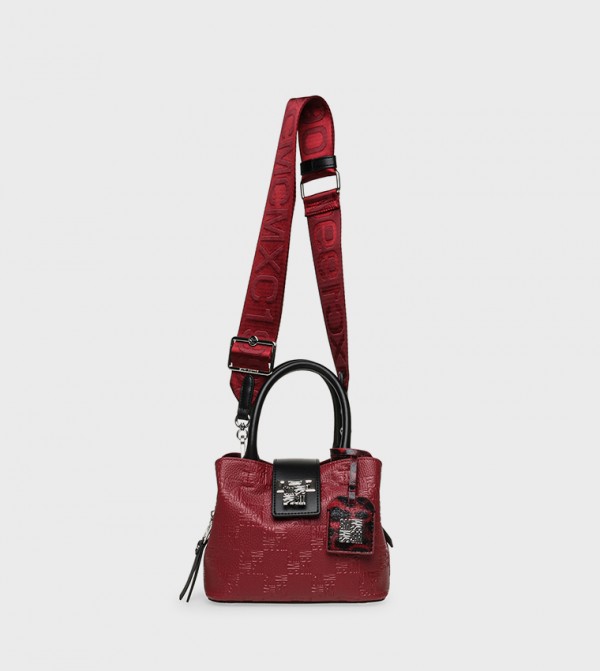 BTENOR-C Monogram Patterned Satchel Bag