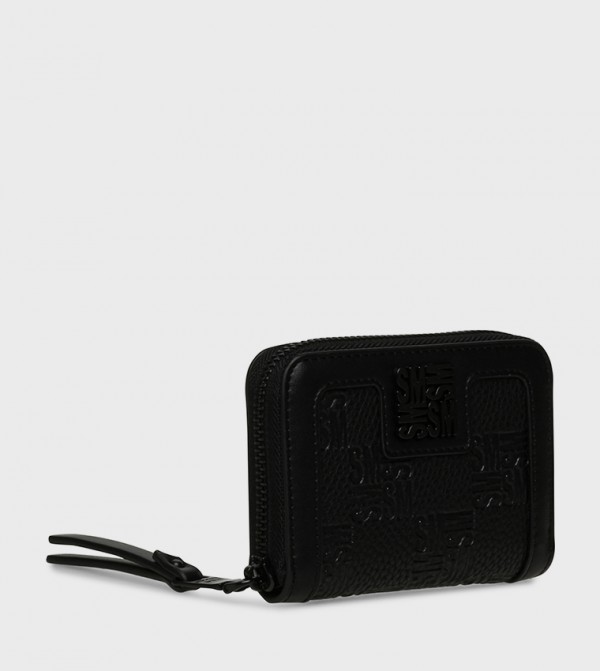 BVIKKI Monogram Patterned Mini Wallet