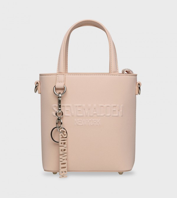 BRIGGY Logo Embossed Bucket Bag