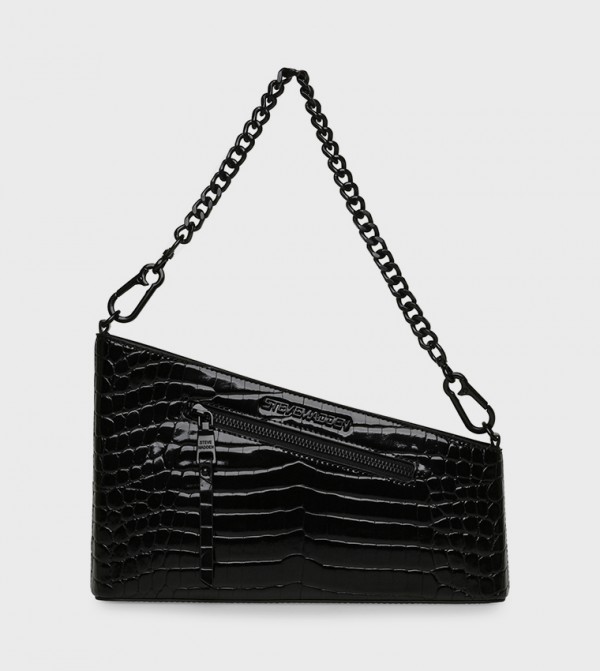 BTATE Croc Textured Shoulder Bag