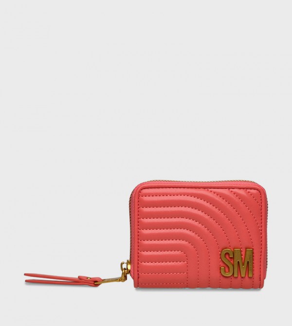 BKO Quilted Zip Around Mini Wallet