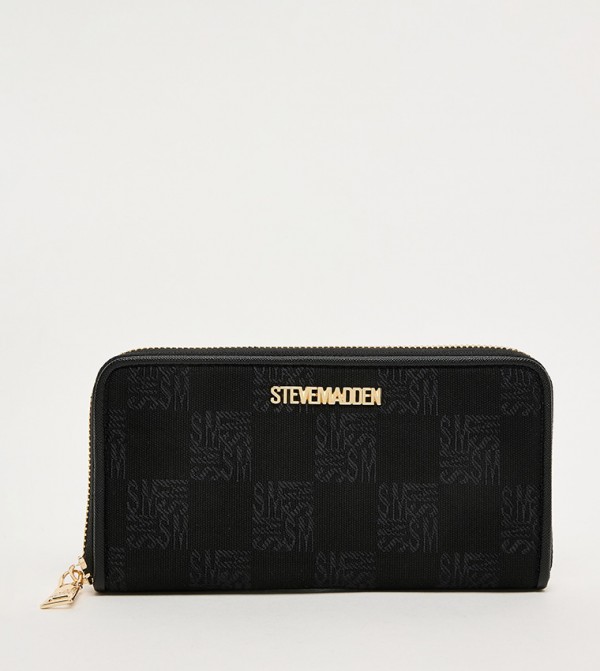 Patterned Zip-Around Wallet