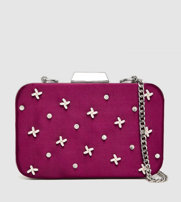 BNOUR Embellished Clutch Bag