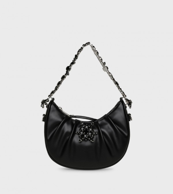 BSAFFY Embellished Hobo Bag