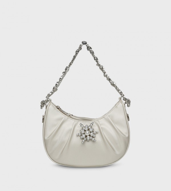 BSAFFY Embellished Hobo Bag