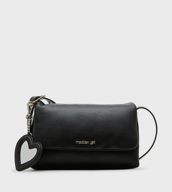 ACASSIE Logo Detail Flap Crossbody Bag