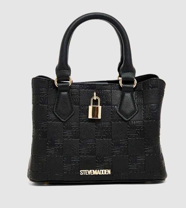 Monogram Patterned Satchel  Bag
