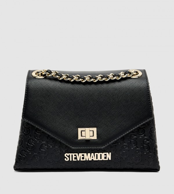 Monogram Debossed Shoulder Bag