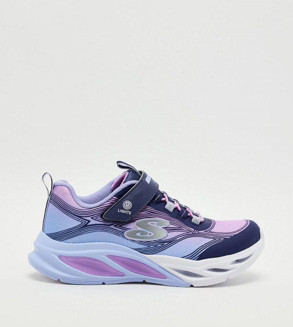 COSMIC GLOW Velcro Closure Sneakers