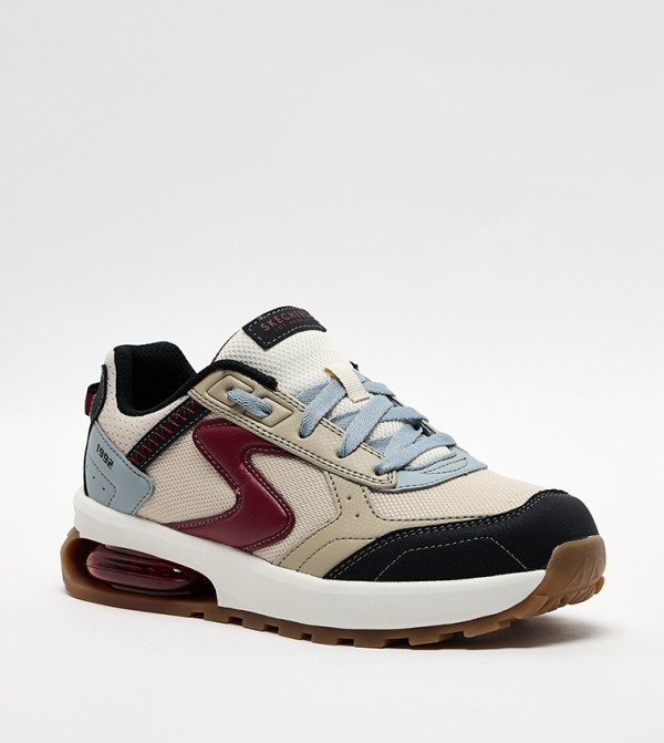 SKX-167 Color Block Lace-Up Sneakers