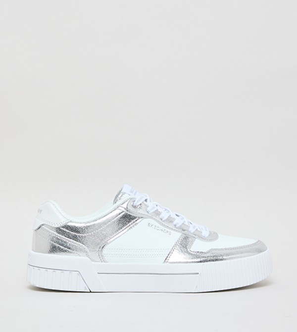 JADE Logo Printed Lace-Up Sneakers