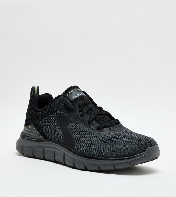 TRACK - LERKO Knitted Lace Up Shoes