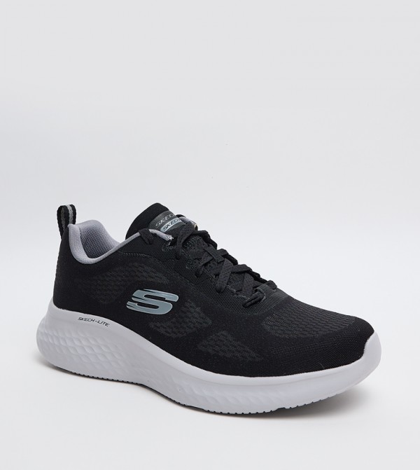 SKECH-LITE PRO Knitted Lace-Up Shoes