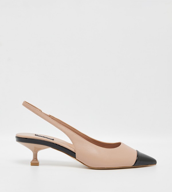 WORKIT Cap Toe Slingback Pumps